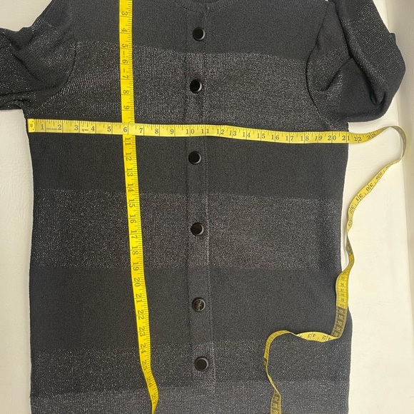 STEVE FABRIKANT VINTAGE CARDIGAN SWEATER size M black - Picture 5 of 6